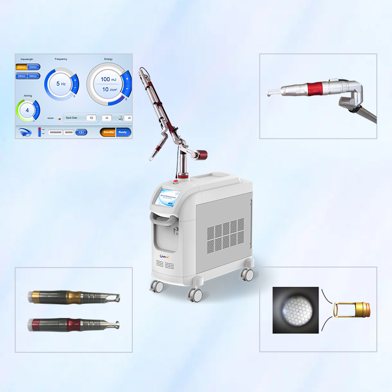 Vertical Efficient Tattoo Removal Picosecond Nd Yag Laser