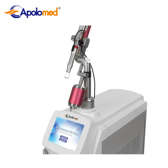 Qswitched Soft Peel Laser Medical Aesthetic ND YAG Laser