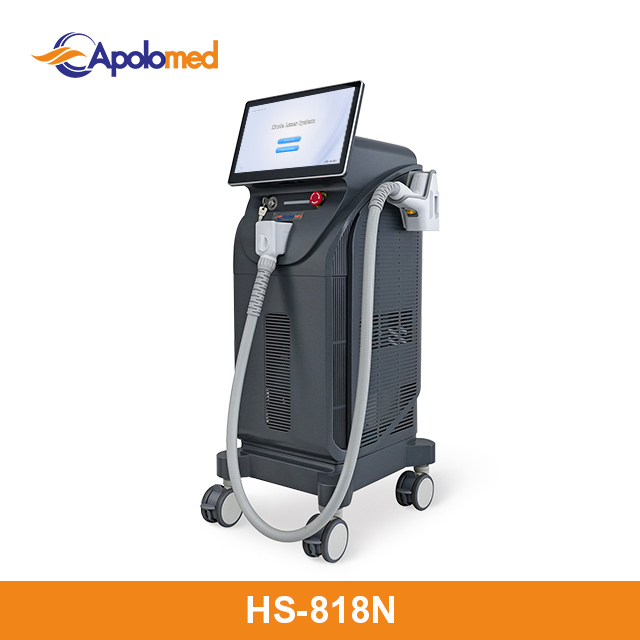 Vertical permanent laser hair removal fda approved 3 wavelength diode laser equipment